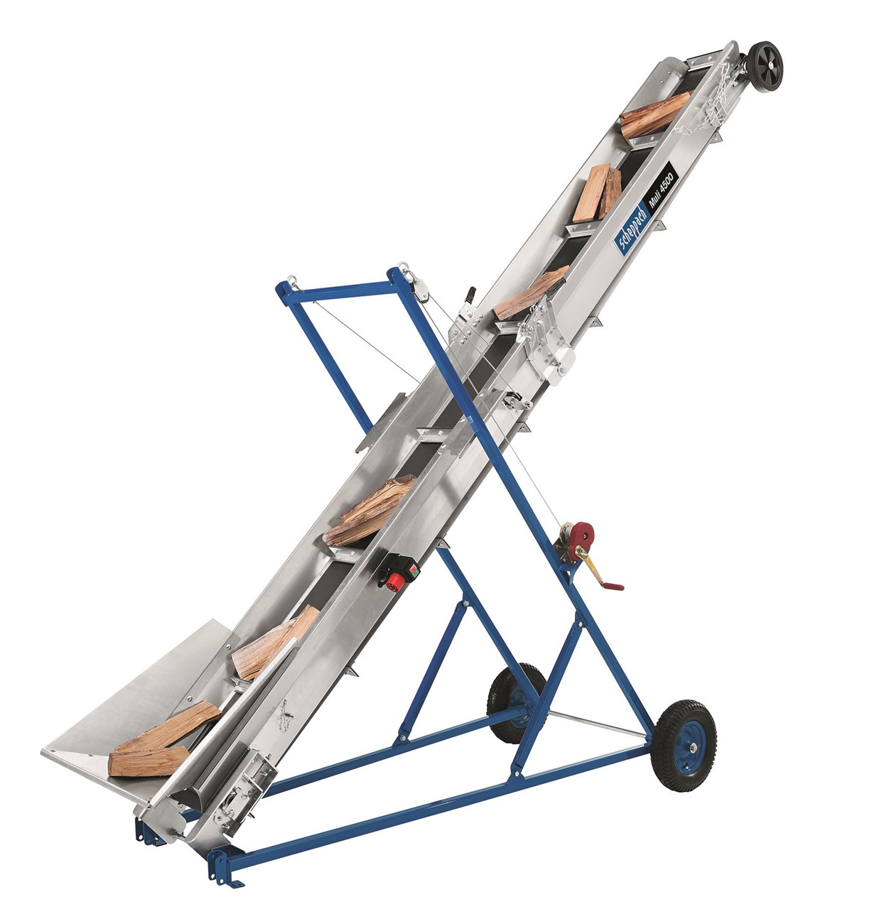 0002228-forderband-muli-4500-400v-11kw Scheppach Förderband Muli 4500 mit Holz Förderlänge 4500 mm