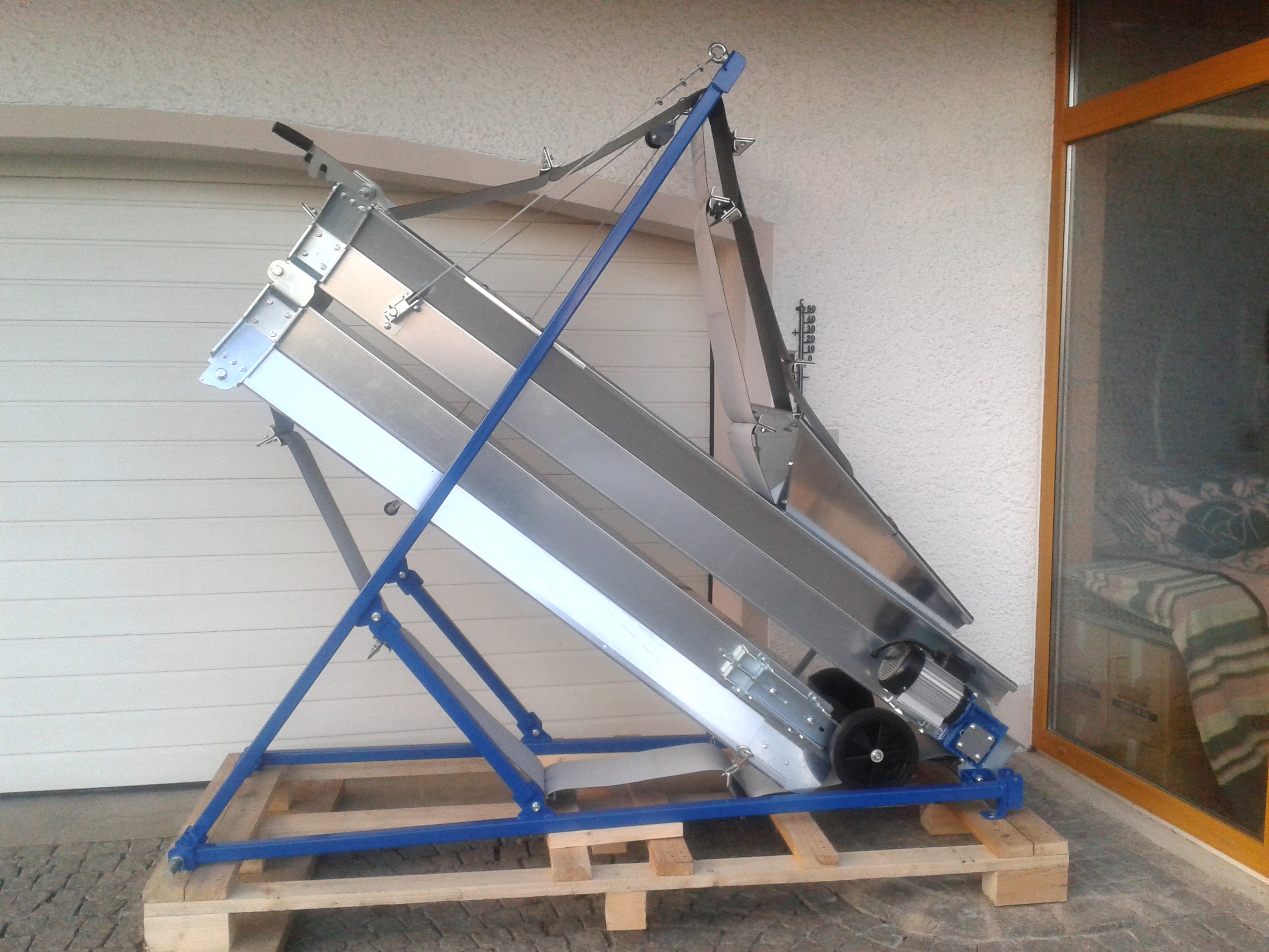 F-rderband SCHEPPACH Muli 4500 Förderband Transportband, 4,5 m, 230V, 1,1kW, 0,8m/s