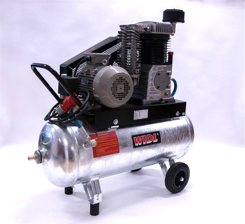 Widl Kolben-Kompressor WK 90-750 DZ Maschine, Rad