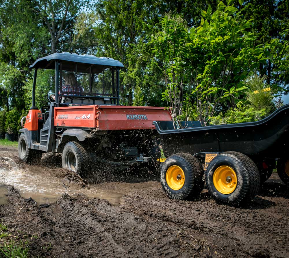 Tandem Anhänger Schubkarre TA1500