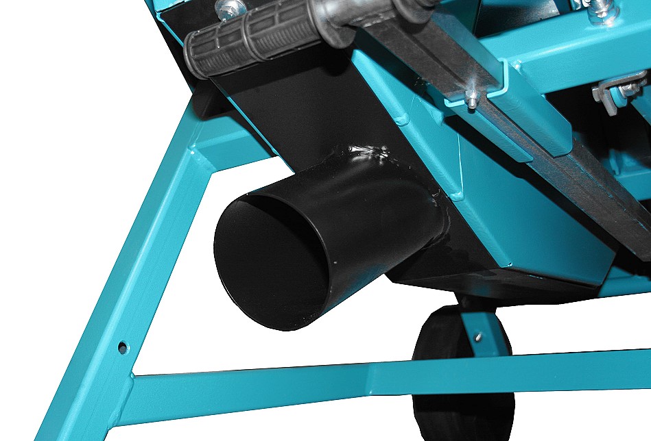 HMG-Sp-neabsauganschluss-100-mm HMG Späneabsauganschluß lässt sich mühelos an jede HMG Kreissäge montieren.